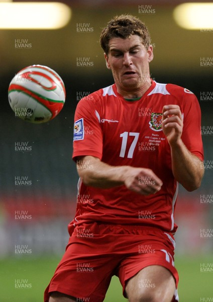 09.09.09 - Wales v Russia - World Cup 2010 Qualifier Group Four - Sam Vokes of Wales. 