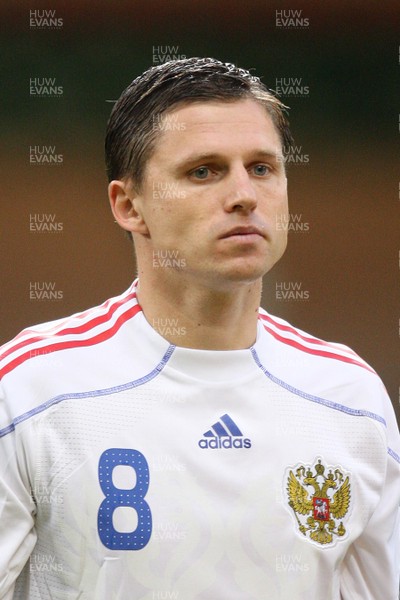 09.09.09 - Wales v Russia, World Cup Qualifying Group 4 -  Russia's Igor Semshov  