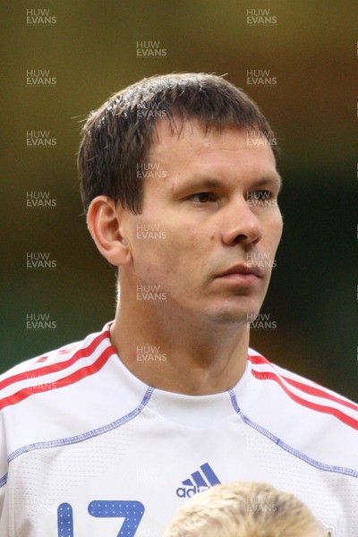 09.09.09 - Wales v Russia, World Cup Qualifying Group 4 -  Russia's Konstantin Zyryanov  