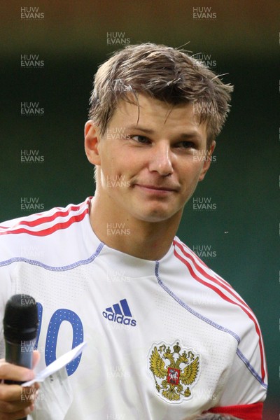 09.09.09 - Wales v Russia, World Cup Qualifying Group 4 -  Russia's Andrey Arshavin  