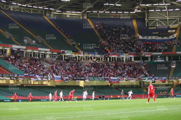 09.09.09 - Wales v Russia, World Cup Qualifying Group 4 -  Russian fans watch as their team beat Wales 1-3  