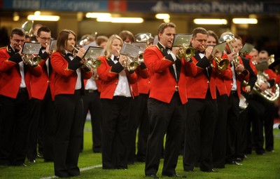 13.11.09 - Wales v Samoa - Invesco Perpetual Series 2009 - The Bedwas, Trethomas & Machen Band. 