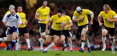 13.11.09 - Wales v Samoa - Invesco Perpetual Series 2009 - Wales' Leigh Halfpenny. 