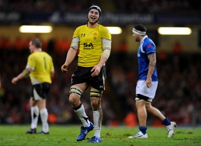 13.11.09 - Wales v Samoa - Invesco Perpetual Series 2009 - Wales' Ryan Jones. 