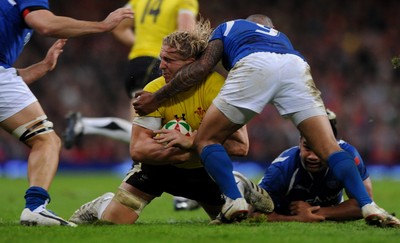 13.11.09 - Wales v Samoa - Invesco Perpetual Series 2009 - Wales' Andy Powell. 
