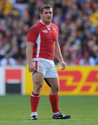18.09.11 - Wales v Samoa - Rugby World Cup 2011 - Huw Bennett of Wales. 