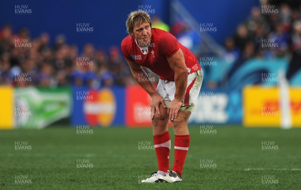 18.09.11 - Wales v Samoa - Rugby World Cup 2011 - Andy Powell of Wales. 