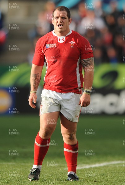 18.09.11 - Wales v Samoa - Rugby World Cup 2011 - Paul James of Wales. 