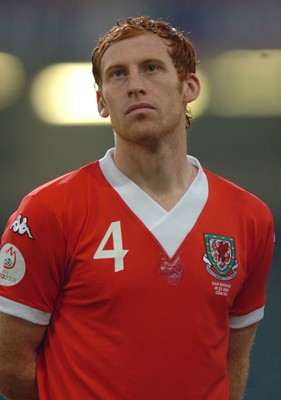 28.03.07 - Wales v San Marino - UEFA Euro 2008 Qualifying Group D - Wales' James Collins 