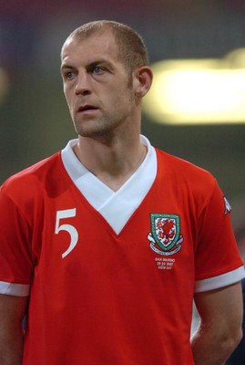 28.03.07 - Wales v San Marino - UEFA Euro 2008 Qualifying Group D - Wales' Steve Evans 