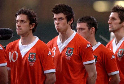 28.03.07 - Wales v San Marino - UEFA Euro 2008 Qualifying Group D - Wales' Gareth Bale 