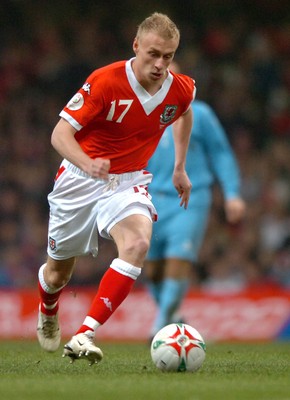 28.03.07 - Wales v San Marino - UEFA Euro 2008 Qualifying Group D - Wales' David Cotterill 