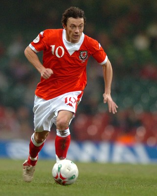 28.03.07 - Wales v San Marino - UEFA Euro 2008 Qualifying Group D - Wales' Simon Davies 