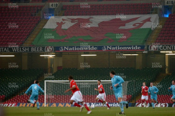 28.03.07 - Wales v San Marino - UEFA Euro 2008 Qualifying Group D - a genera view of the Millennium Stadium 