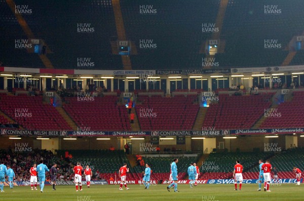 28.03.07 - Wales v San Marino - UEFA Euro 2008 Qualifying Group D - a genera view of the Millennium Stadium 