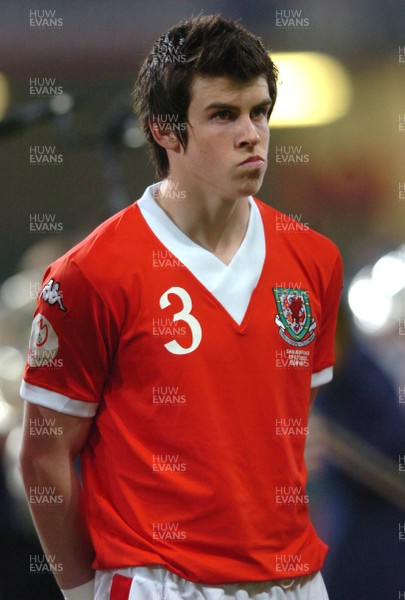 28.03.07 - Wales v San Marino - UEFA Euro 2008 Qualifying Group D - Wales' Gareth Bale 