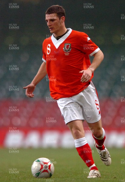 28.03.07 - Wales v San Marino - UEFA Euro 2008 Qualifying Group D - Wales' Jason Koumas 