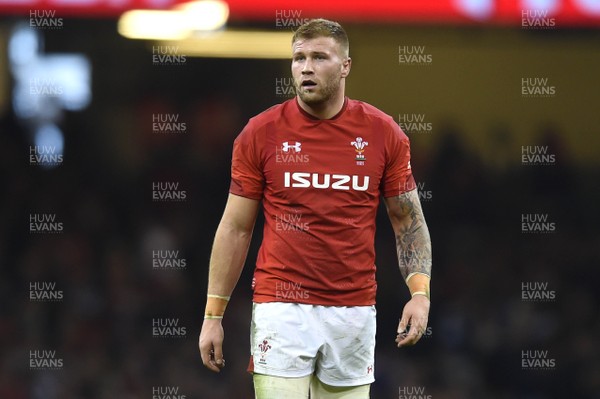 030218 - Wales v Scotland - NatWest 6 Nations 2018 - Ross Moriarty of Wales