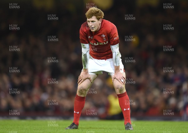 030218 - Wales v Scotland - NatWest 6 Nations 2018 - Rhys Patchell of Wales
