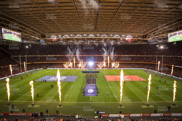 030218 - Wales v Scotland - Natwest 6 Nations - General View of the Principality Stadium