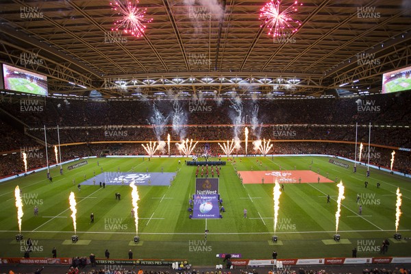 030218 - Wales v Scotland - Natwest 6 Nations - General View of the Principality Stadium
