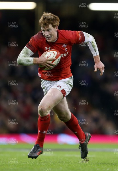 030218 - Wales v Scotland - Natwest 6 Nations - Rhys Patchell of Wales