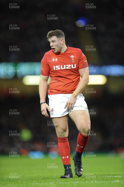 030218 - Wales v Scotland - NatWest 6 Nations - Elliot Dee of Wales 