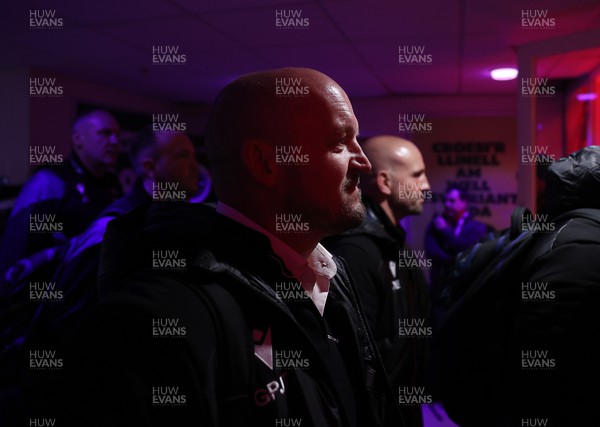 030224 - Wales v Scotland - Guinness 6 Nations 2024 - Scotland Head Coach Gregor Townsend arrives at the stadium