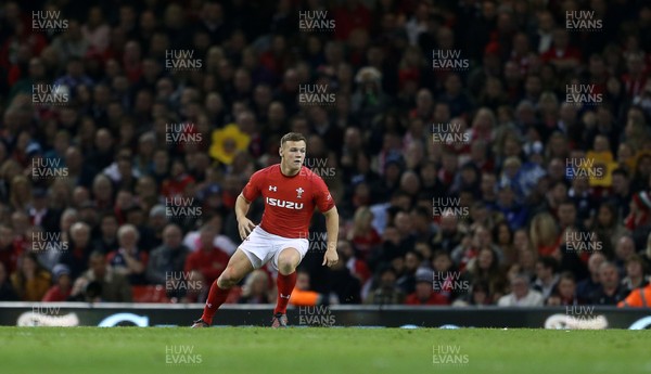 031118 - Wales v Scotland - Under Armour Series - Jarrod Evans of Wales makes his Wales debut