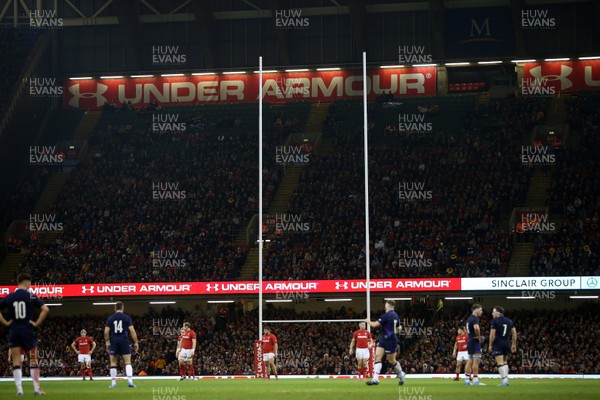 031118 - Wales v Scotland - Under Armour Series - General View of Principality Stadium
