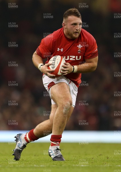 031118 - Wales v Scotland - Under Armour Series - Dillon Lewis of Wales