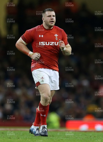031118 - Wales v Scotland - Under Armour Series - Rob Evans of Wales