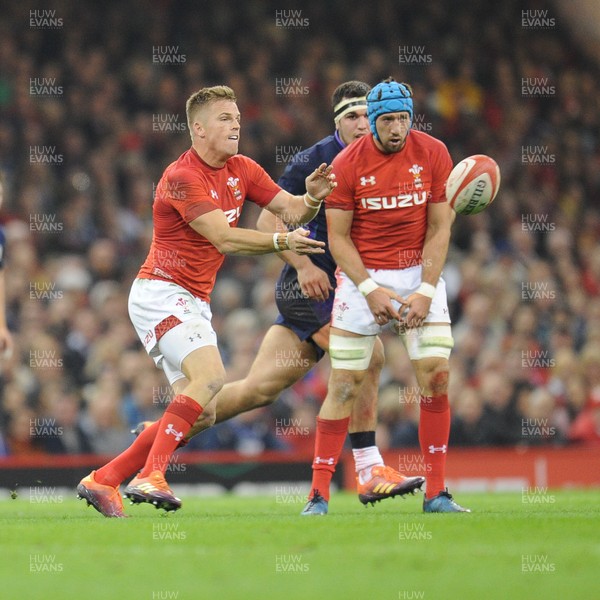 031118 - Wales v Scotland - Under Armour Series - Gareth Anscombe of Wales 