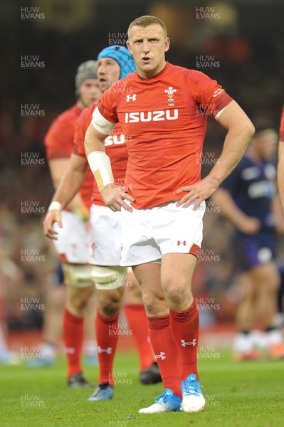 031118 - Wales v Scotland - Under Armour Series - Hadleigh Parkes of Wales 