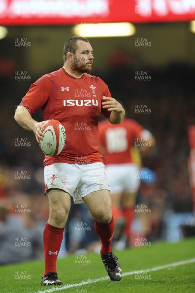 031118 - Wales v Scotland - Under Armour Series - Ken Owens of Wales 
