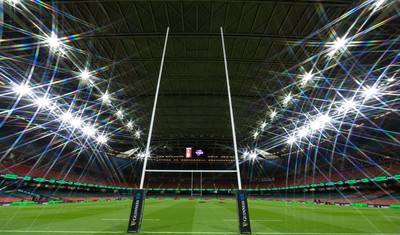 110426 - Wales v Scotland, Guinness Women’s 6 Nations - A general view of the Principality Stadium ahead of the match