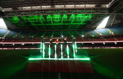 110426 - Wales v Scotland, Guinness Women’s 6 Nations - Half time performance with DJ Kay Russant