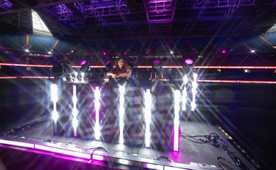 110426 - Wales v Scotland, Guinness Women’s 6 Nations - Half time performance with DJ Kay Russant