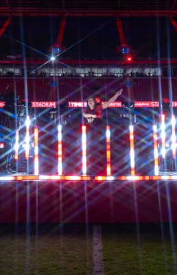 110426 - Wales v Scotland, Guinness Women’s 6 Nations - Half time performance with DJ Kay Russant