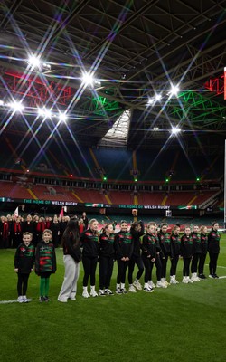 110426 - Wales v Scotland, Guinness Women’s 6 Nations - The Guard of honour
