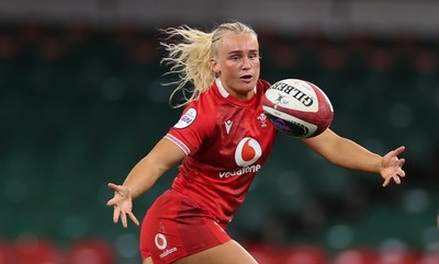 110426 - Wales v Scotland, Guinness Women’s 6 Nations - Seren Singleton of Wales