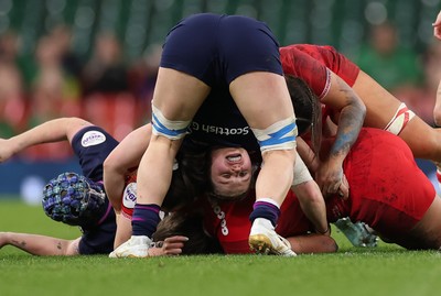 110426 - Wales v Scotland, Guinness Women’s 6 Nations - Alex Stewart of Scotland 