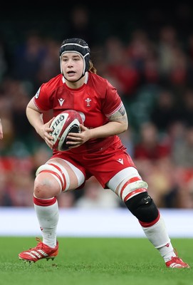 110426 - Wales v Scotland, Guinness Women’s 6 Nations - Bethan Lewis of Wales