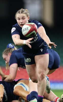 110426 - Wales v Scotland, Guinness Women’s 6 Nations - Leia Brebner-Holden of Scotland 