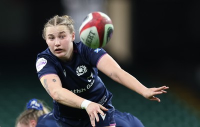 110426 - Wales v Scotland, Guinness Women’s 6 Nations - Leia Brebner-Holden of Scotland 