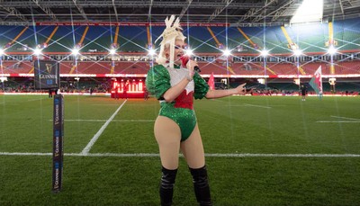 110426 - Wales v Scotland, Guinness Women’s 6 Nations - Catrin Feelings at the Principality Stadium