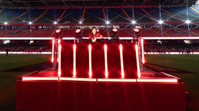 110426 - Wales v Scotland, Guinness Women’s 6 Nations - Half time show with DJ Kay Russant