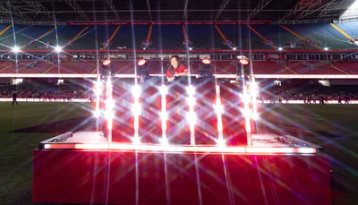 110426 - Wales v Scotland, Guinness Women’s 6 Nations - Half time show with DJ Kay Russant