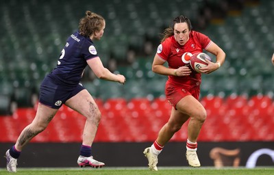 110426 - Wales v Scotland, Guinness Women’s 6 Nations - Courtney Keight of Wales