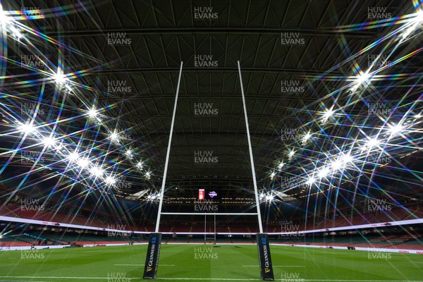110426 - Wales v Scotland, Guinness Women’s 6 Nations - A general view of the Principality Stadium ahead of the match